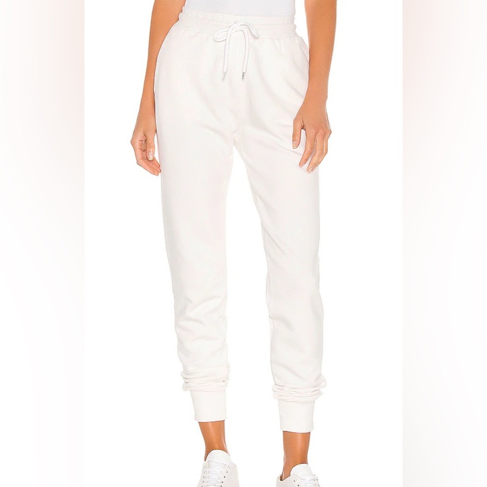 Anine Bing White Jogger Pants